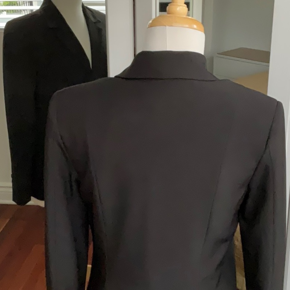 Women's Utc57 Classic Long Blazer / Black / Size 2 - Picture 5 of 16